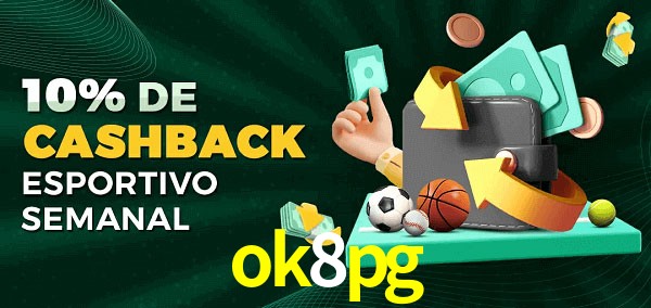 10% de bônus de cashback na ok8pg